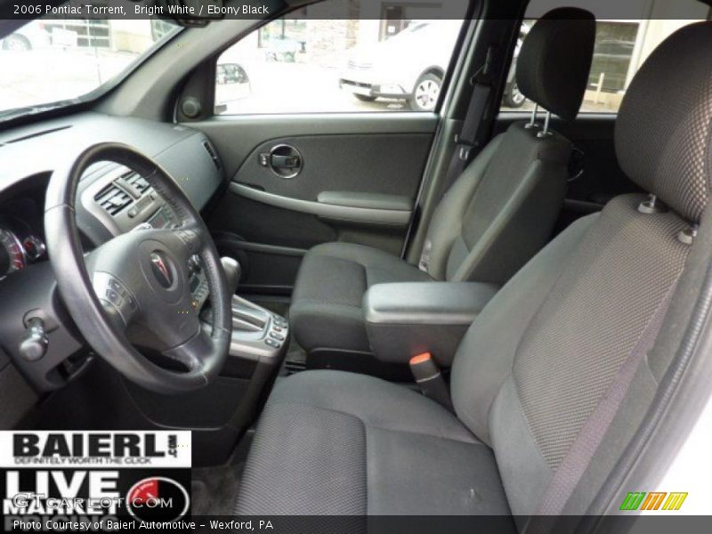 Bright White / Ebony Black 2006 Pontiac Torrent