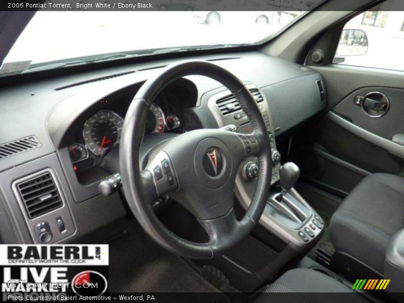 Bright White / Ebony Black 2006 Pontiac Torrent