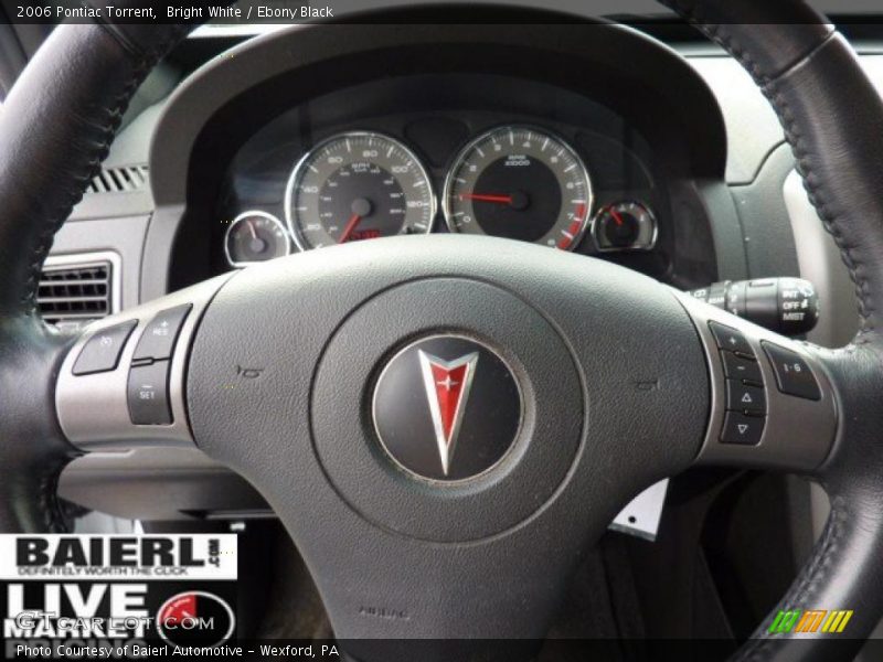 Bright White / Ebony Black 2006 Pontiac Torrent