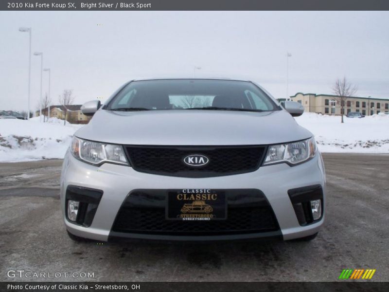 Bright Silver / Black Sport 2010 Kia Forte Koup SX