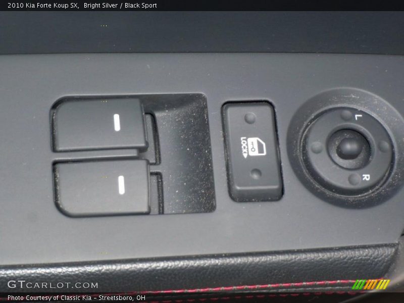 Controls of 2010 Forte Koup SX