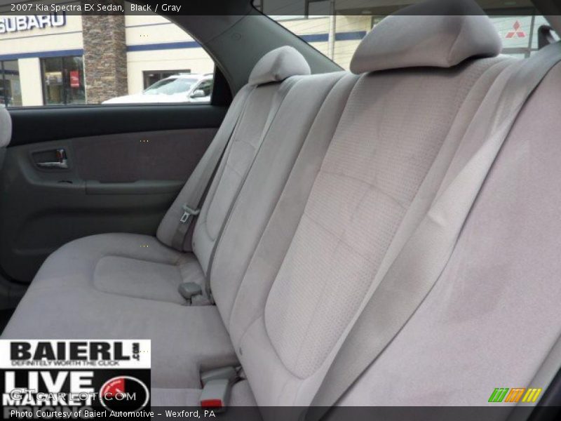 Black / Gray 2007 Kia Spectra EX Sedan