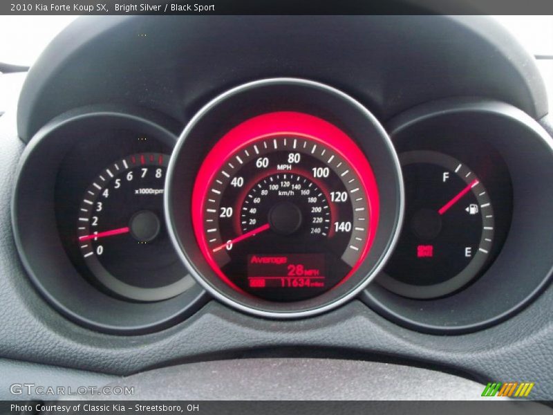  2010 Forte Koup SX SX Gauges