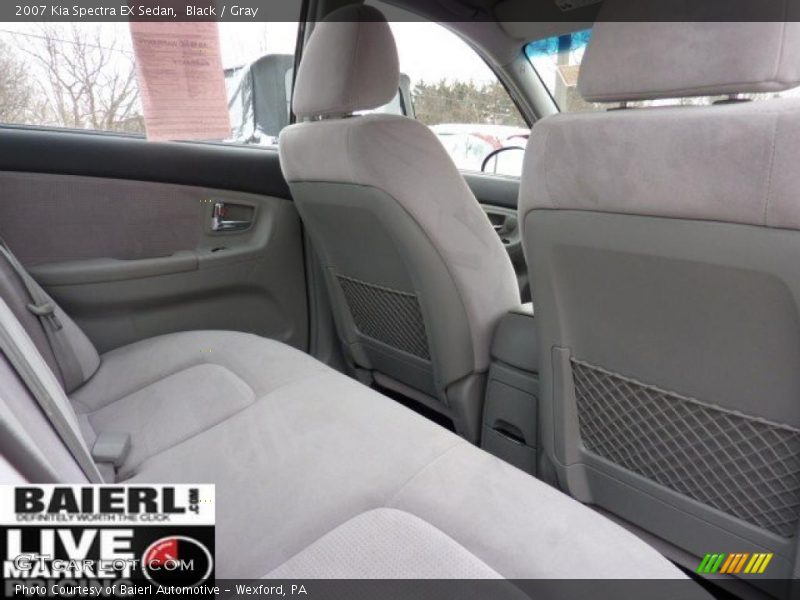 Black / Gray 2007 Kia Spectra EX Sedan