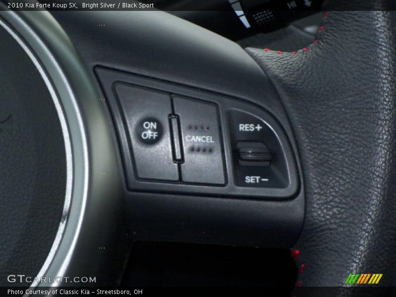 Controls of 2010 Forte Koup SX