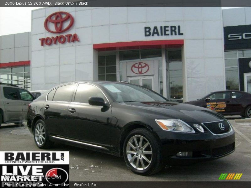 Black Onyx / Black 2006 Lexus GS 300 AWD