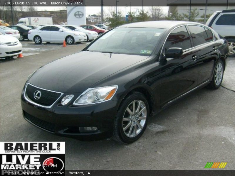 Black Onyx / Black 2006 Lexus GS 300 AWD