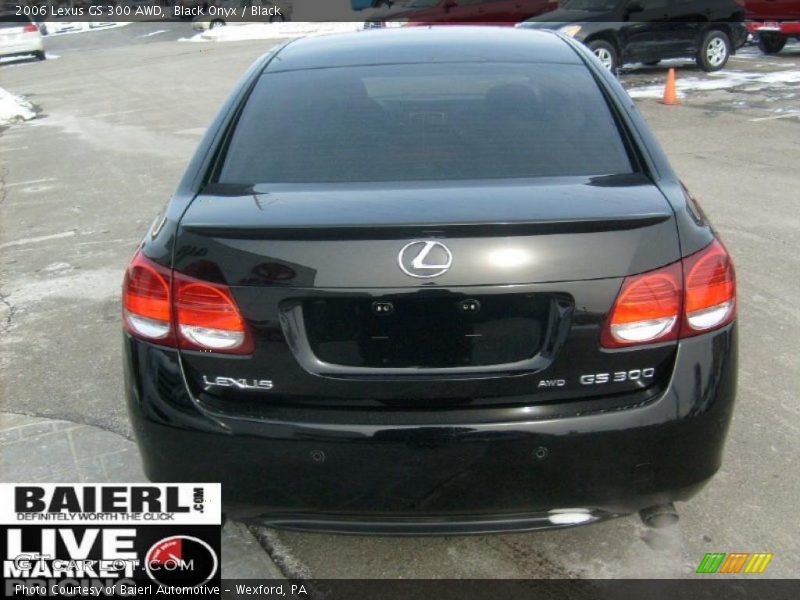 Black Onyx / Black 2006 Lexus GS 300 AWD