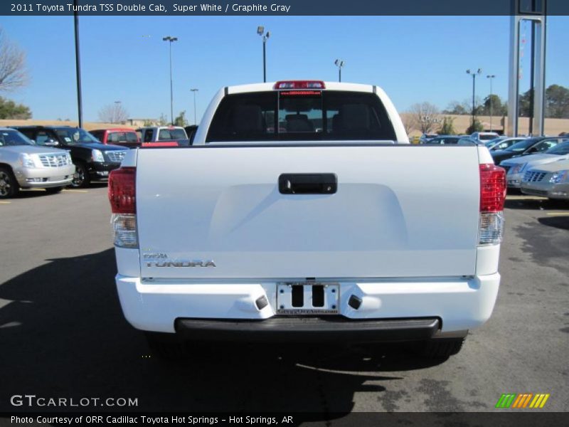 Super White / Graphite Gray 2011 Toyota Tundra TSS Double Cab
