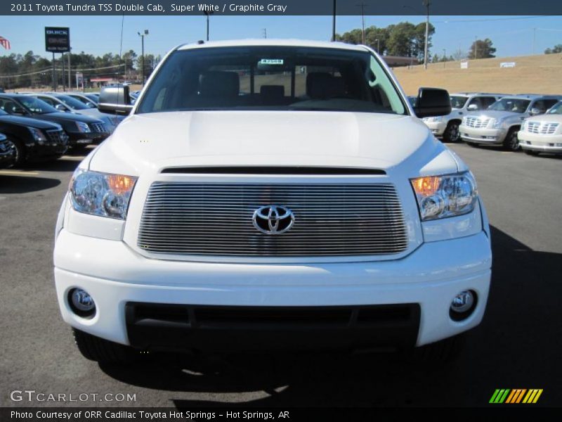 Super White / Graphite Gray 2011 Toyota Tundra TSS Double Cab