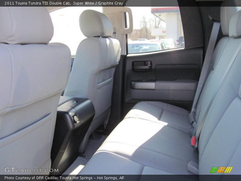 Super White / Graphite Gray 2011 Toyota Tundra TSS Double Cab