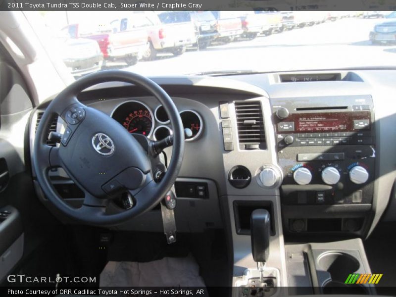 Super White / Graphite Gray 2011 Toyota Tundra TSS Double Cab