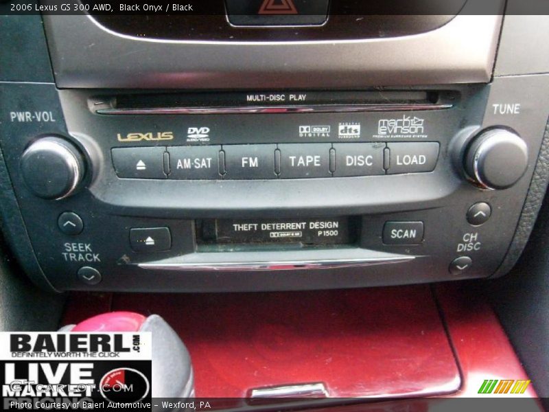 Black Onyx / Black 2006 Lexus GS 300 AWD