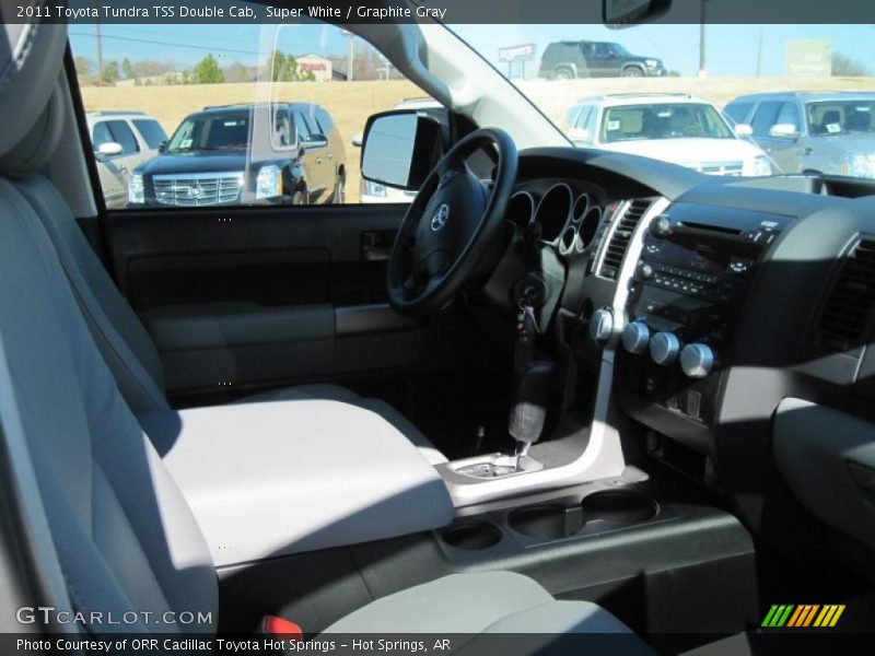 Super White / Graphite Gray 2011 Toyota Tundra TSS Double Cab