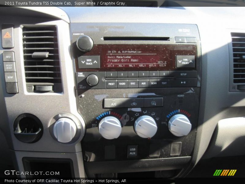 Super White / Graphite Gray 2011 Toyota Tundra TSS Double Cab