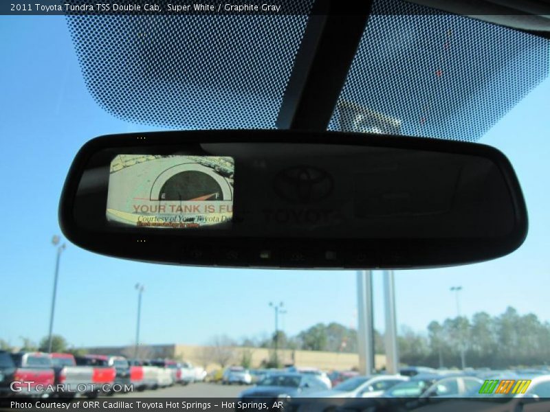 Super White / Graphite Gray 2011 Toyota Tundra TSS Double Cab