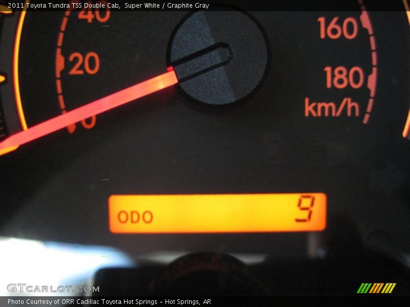 Super White / Graphite Gray 2011 Toyota Tundra TSS Double Cab