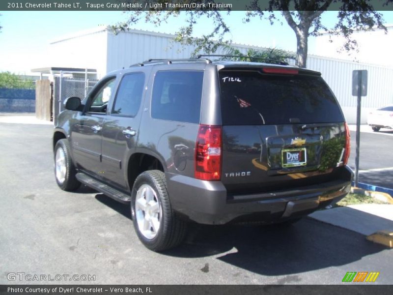 Taupe Gray Metallic / Light Titanium/Dark Titanium 2011 Chevrolet Tahoe LT