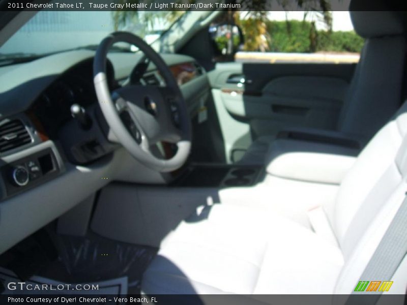 Taupe Gray Metallic / Light Titanium/Dark Titanium 2011 Chevrolet Tahoe LT