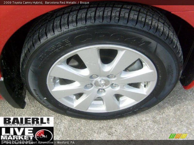 Barcelona Red Metallic / Bisque 2009 Toyota Camry Hybrid