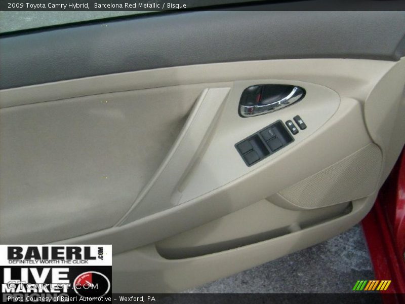 Barcelona Red Metallic / Bisque 2009 Toyota Camry Hybrid