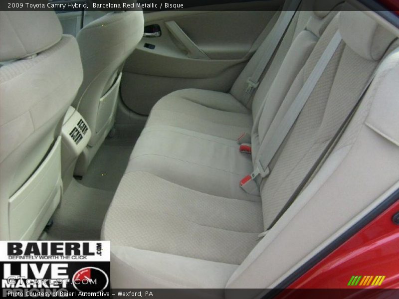 Barcelona Red Metallic / Bisque 2009 Toyota Camry Hybrid