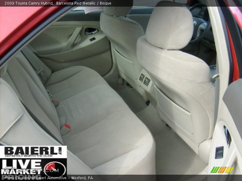 Barcelona Red Metallic / Bisque 2009 Toyota Camry Hybrid