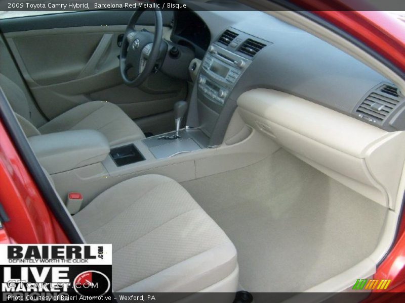 Barcelona Red Metallic / Bisque 2009 Toyota Camry Hybrid
