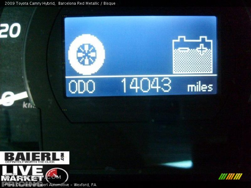 Barcelona Red Metallic / Bisque 2009 Toyota Camry Hybrid