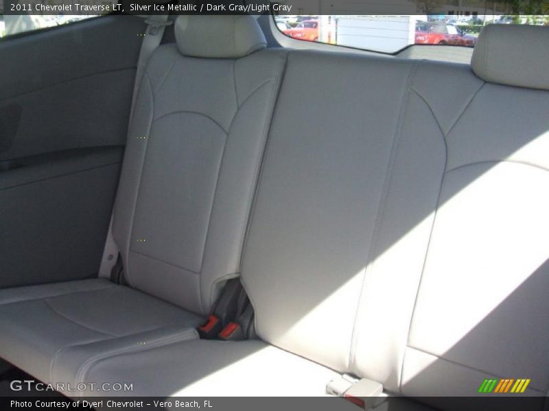 Silver Ice Metallic / Dark Gray/Light Gray 2011 Chevrolet Traverse LT