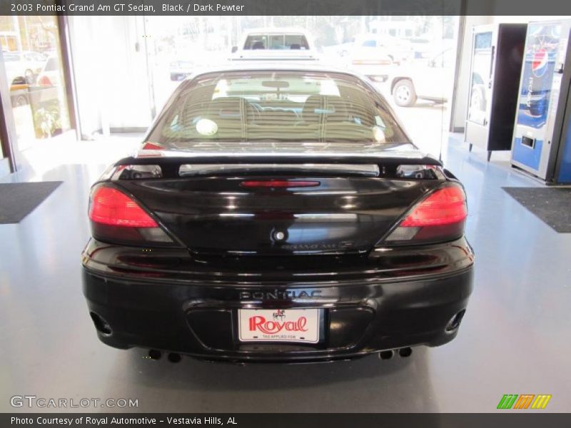 Black / Dark Pewter 2003 Pontiac Grand Am GT Sedan