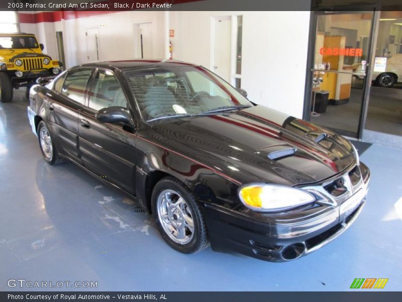 Black / Dark Pewter 2003 Pontiac Grand Am GT Sedan