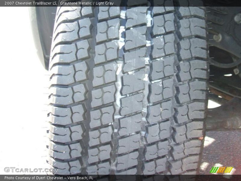 Graystone Metallic / Light Gray 2007 Chevrolet TrailBlazer LS