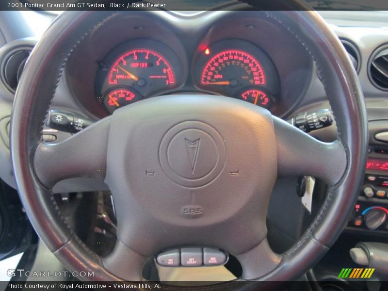 Black / Dark Pewter 2003 Pontiac Grand Am GT Sedan