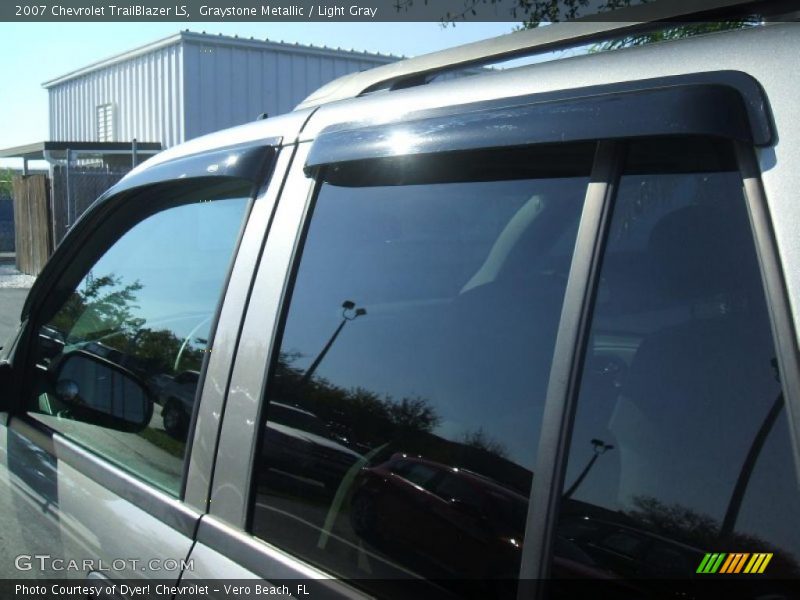 Graystone Metallic / Light Gray 2007 Chevrolet TrailBlazer LS
