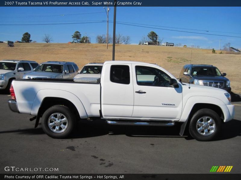 Super White / Graphite Gray 2007 Toyota Tacoma V6 PreRunner Access Cab