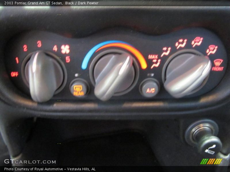 Black / Dark Pewter 2003 Pontiac Grand Am GT Sedan