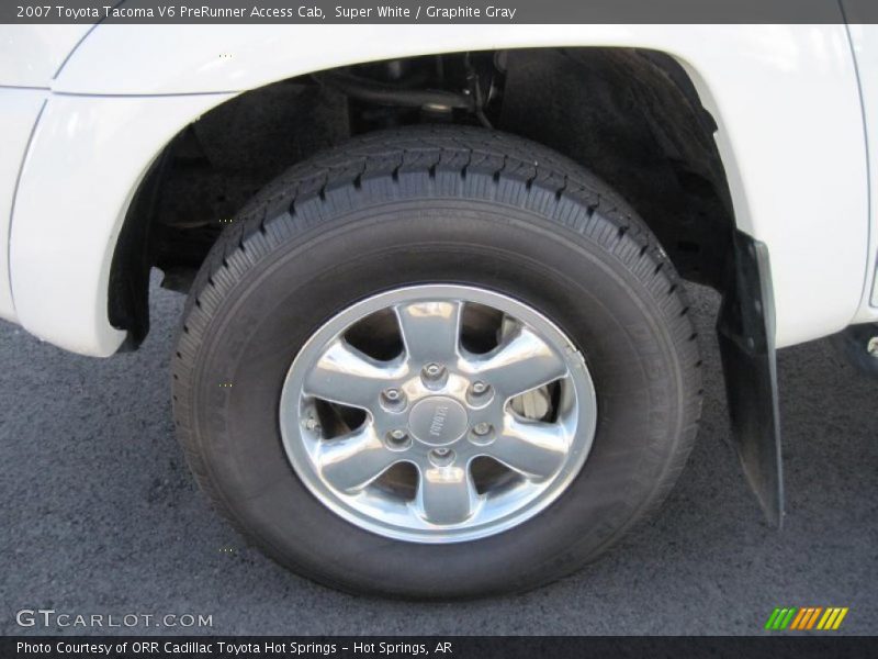 Super White / Graphite Gray 2007 Toyota Tacoma V6 PreRunner Access Cab