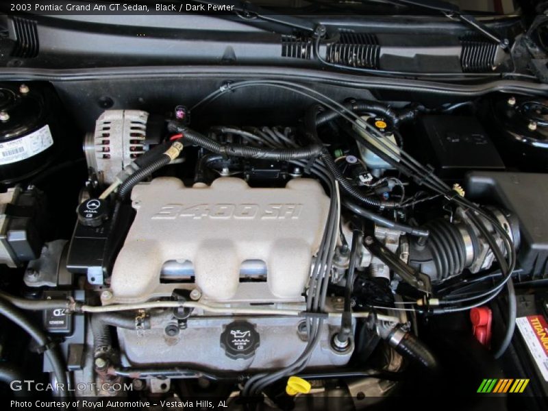 Black / Dark Pewter 2003 Pontiac Grand Am GT Sedan