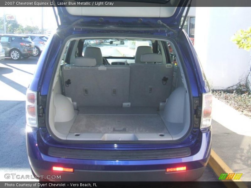 Laser Blue Metallic / Light Gray 2007 Chevrolet Equinox LS