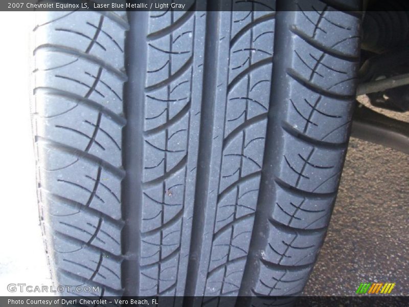 Laser Blue Metallic / Light Gray 2007 Chevrolet Equinox LS