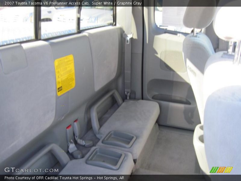 Super White / Graphite Gray 2007 Toyota Tacoma V6 PreRunner Access Cab