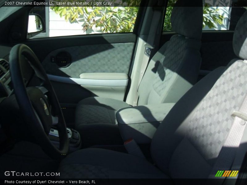 Laser Blue Metallic / Light Gray 2007 Chevrolet Equinox LS