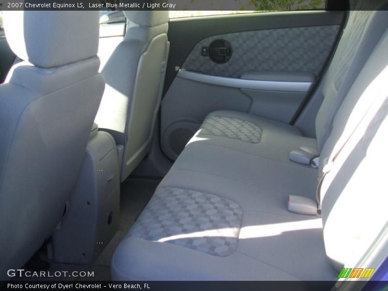 Laser Blue Metallic / Light Gray 2007 Chevrolet Equinox LS