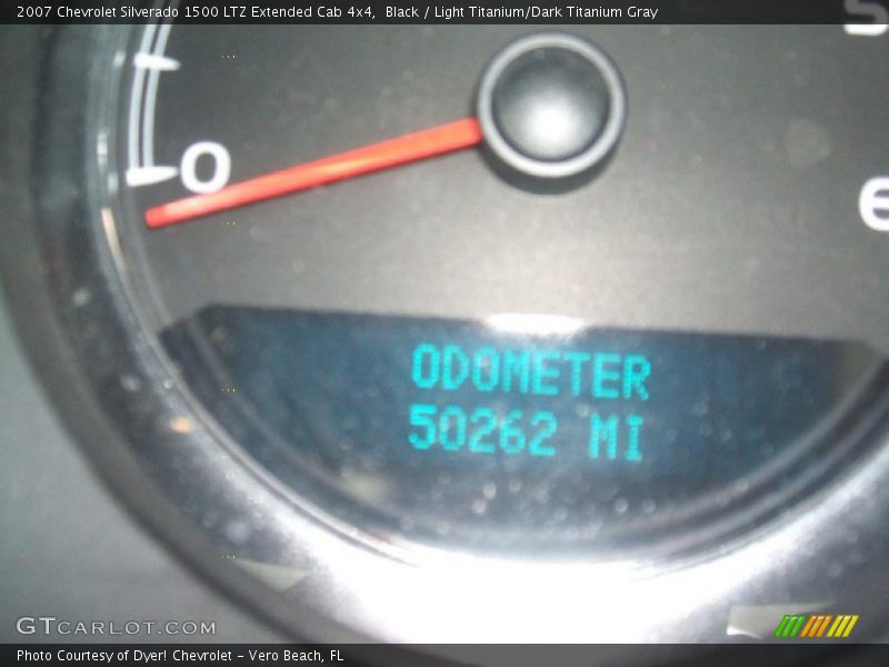 Black / Light Titanium/Dark Titanium Gray 2007 Chevrolet Silverado 1500 LTZ Extended Cab 4x4
