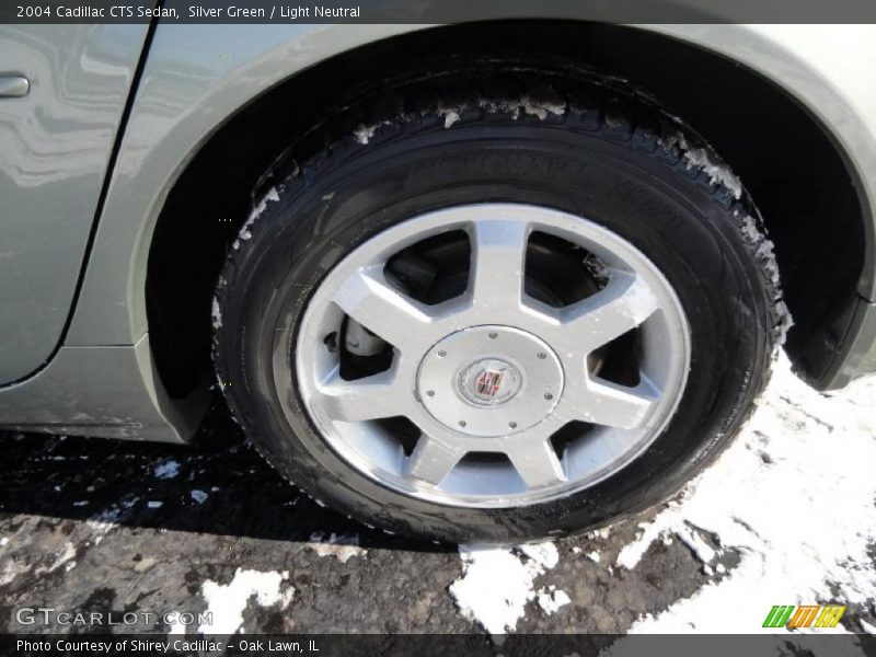 Silver Green / Light Neutral 2004 Cadillac CTS Sedan