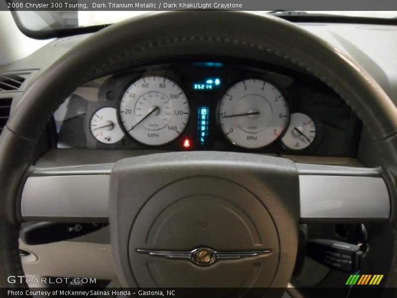 Dark Titanium Metallic / Dark Khaki/Light Graystone 2008 Chrysler 300 Touring