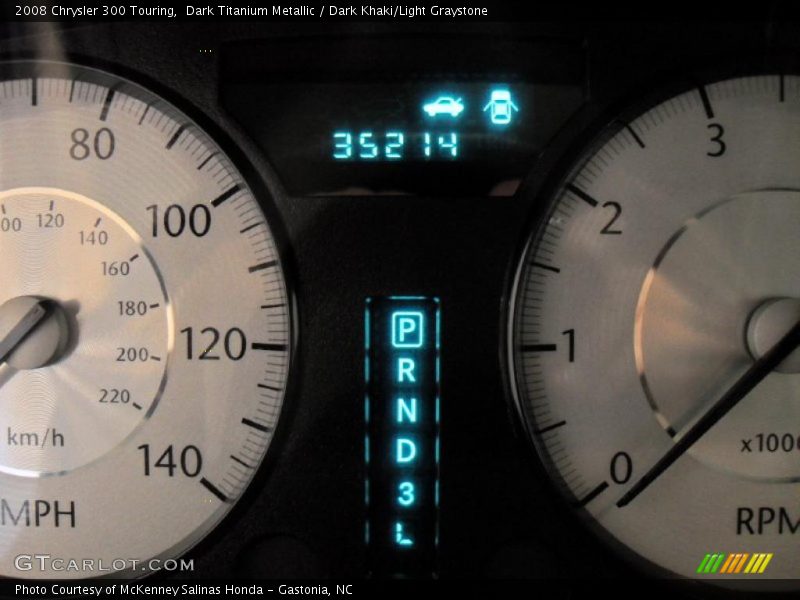 Dark Titanium Metallic / Dark Khaki/Light Graystone 2008 Chrysler 300 Touring