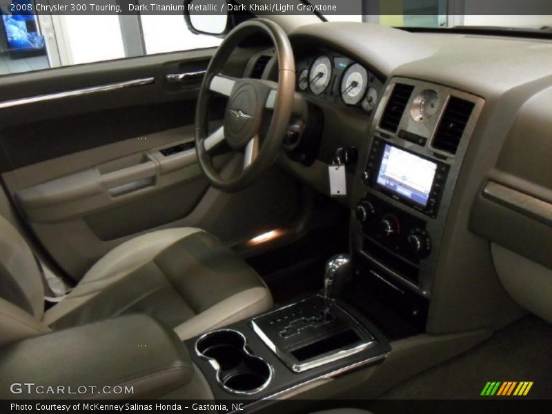 Dark Titanium Metallic / Dark Khaki/Light Graystone 2008 Chrysler 300 Touring