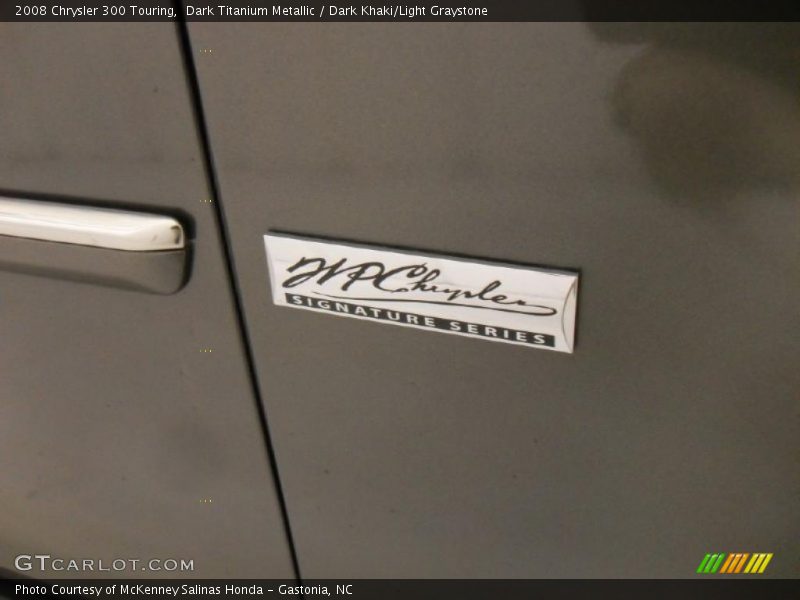 Dark Titanium Metallic / Dark Khaki/Light Graystone 2008 Chrysler 300 Touring